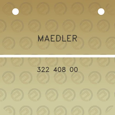 maedler-322-408-00