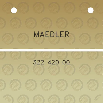 maedler-322-420-00