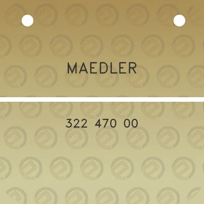 maedler-322-470-00