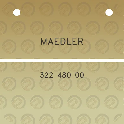 maedler-322-480-00