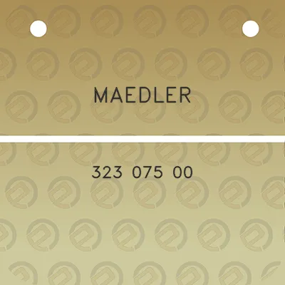 maedler-323-075-00