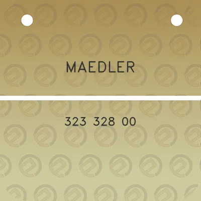 maedler-323-328-00