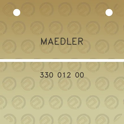 maedler-330-012-00