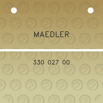 maedler-330-027-00