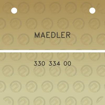 maedler-330-334-00