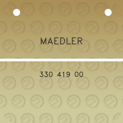 maedler-330-419-00