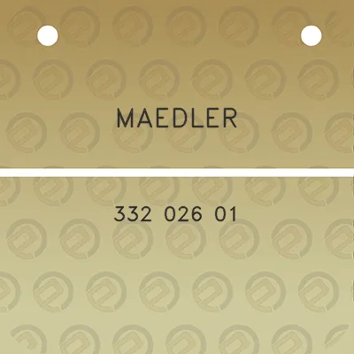 maedler-332-026-01