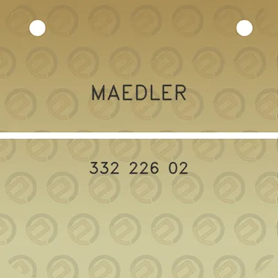 maedler-332-226-02