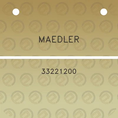 maedler-33221200