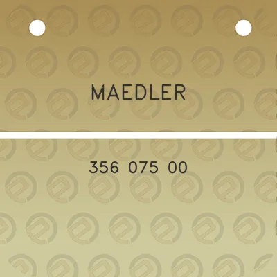 maedler-356-075-00