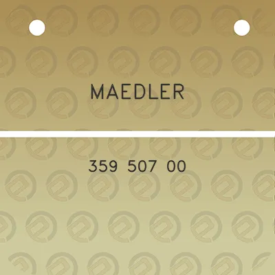 maedler-359-507-00