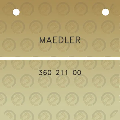 maedler-360-211-00