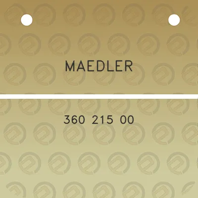 maedler-360-215-00