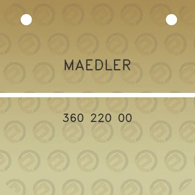 maedler-360-220-00