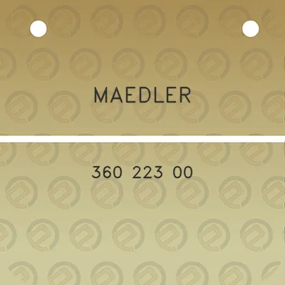 maedler-360-223-00