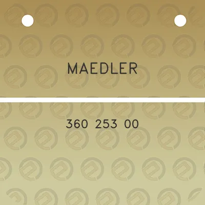 maedler-360-253-00