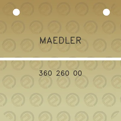 maedler-360-260-00