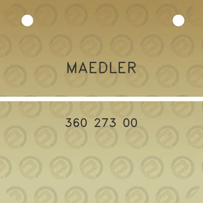 maedler-360-273-00