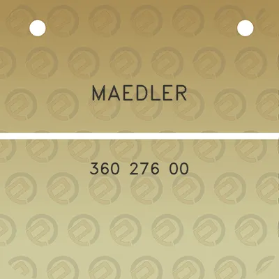 maedler-360-276-00