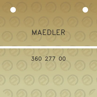 maedler-360-277-00