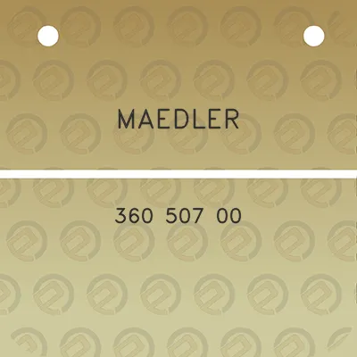 maedler-360-507-00