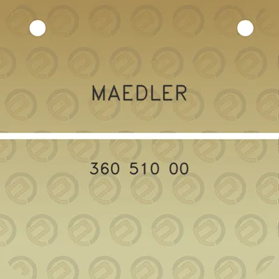 maedler-360-510-00