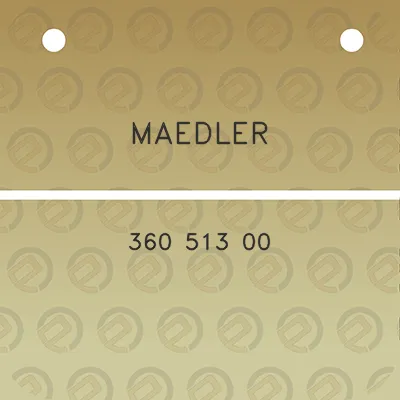 maedler-360-513-00