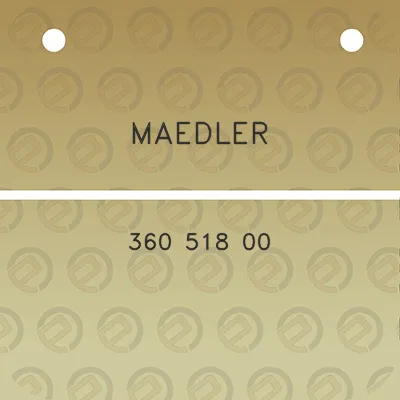 maedler-360-518-00