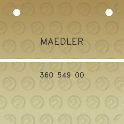 maedler-360-549-00