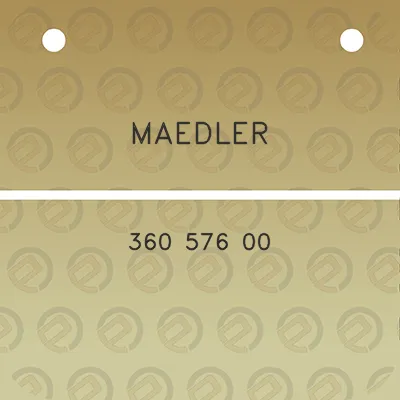 maedler-360-576-00