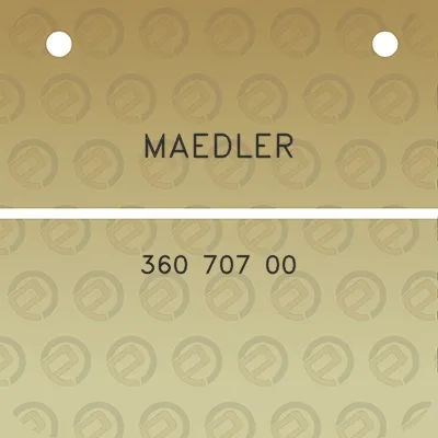 maedler-360-707-00