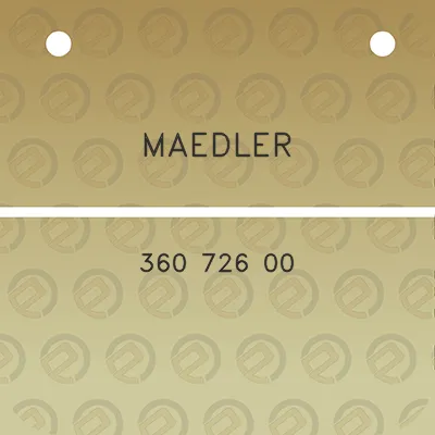 maedler-360-726-00