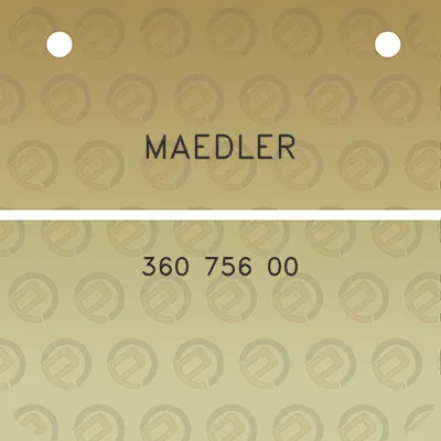 maedler-360-756-00