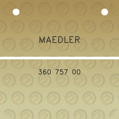 maedler-360-757-00