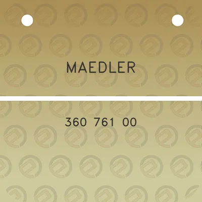 maedler-360-761-00