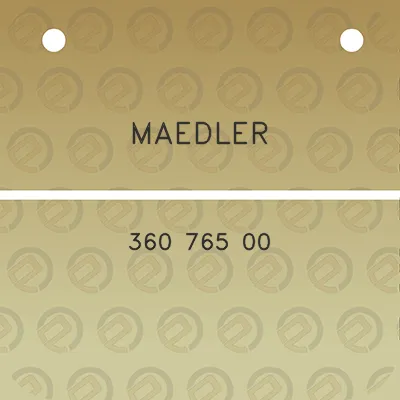 maedler-360-765-00