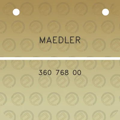 maedler-360-768-00