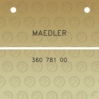 maedler-360-781-00