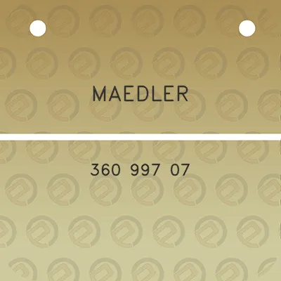 maedler-360-997-07