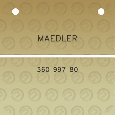 maedler-360-997-80