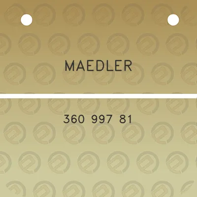 maedler-360-997-81