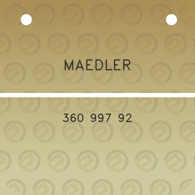 maedler-360-997-92