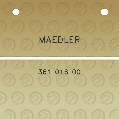 maedler-361-016-00