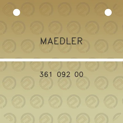 maedler-361-092-00