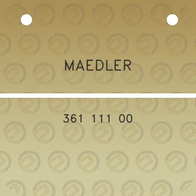 maedler-361-111-00