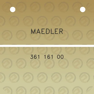 maedler-361-161-00