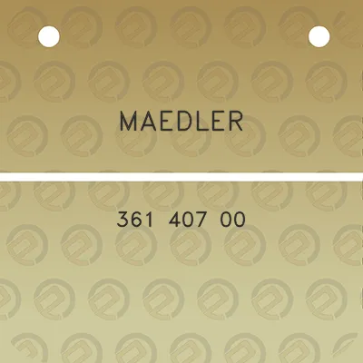 maedler-361-407-00