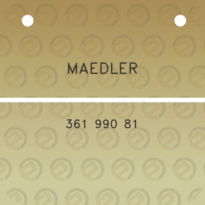 maedler-361-990-81