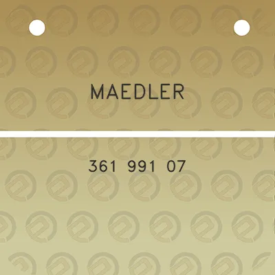 maedler-361-991-07