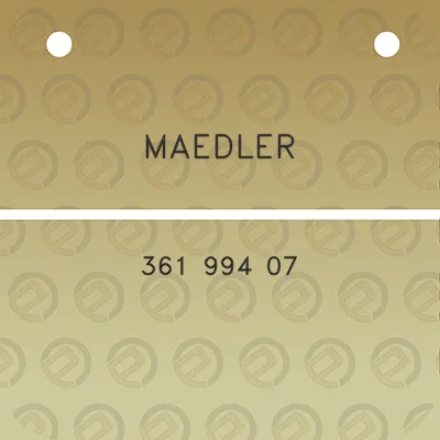 maedler-361-994-07